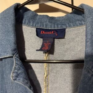 Denim&Co Denim Trench Coat